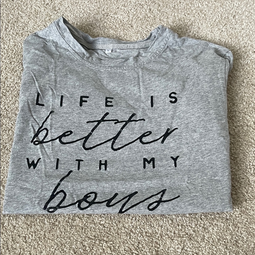 Gray Graphic Tee
